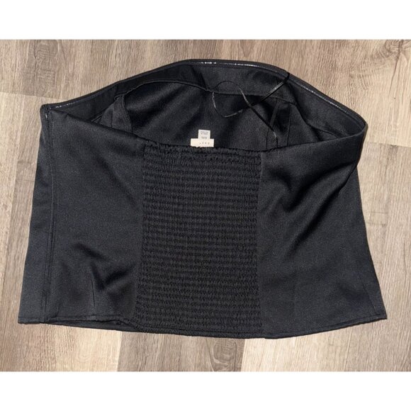 Black Strapless Tube Top XXL A New Day Womens Polyester & Spandex - Picture 4 of 5